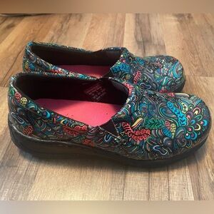 Laforst Womens Rachel Leather Nonslip Clog